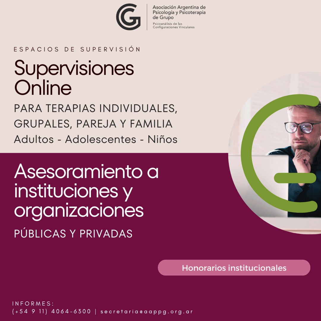 Supervisiones Online: para Terapias Individuales – Grupales – Pareja y Familia