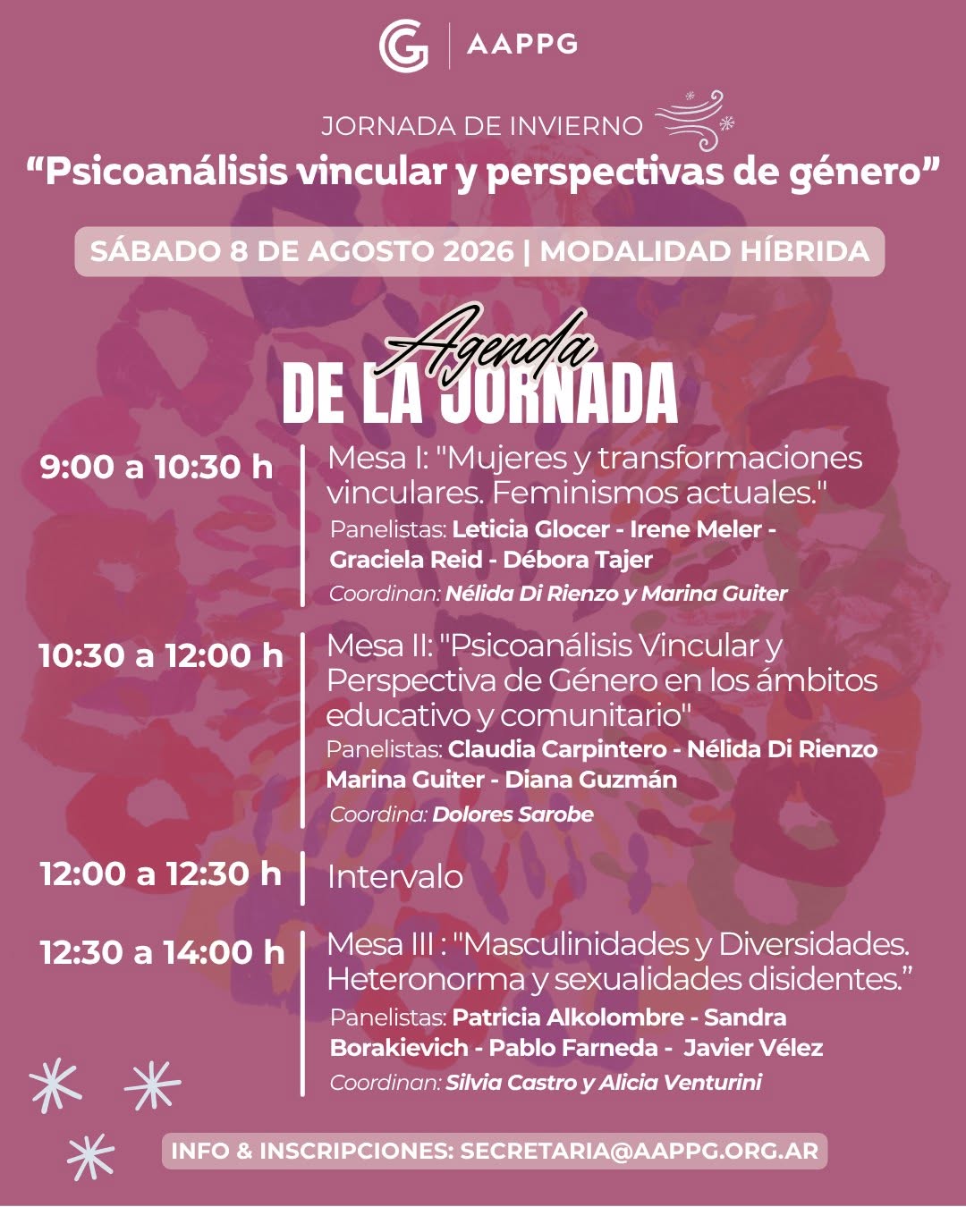 Jornada de Invierno: «Psicoanálisis Vincular y Perspectivas de Género»