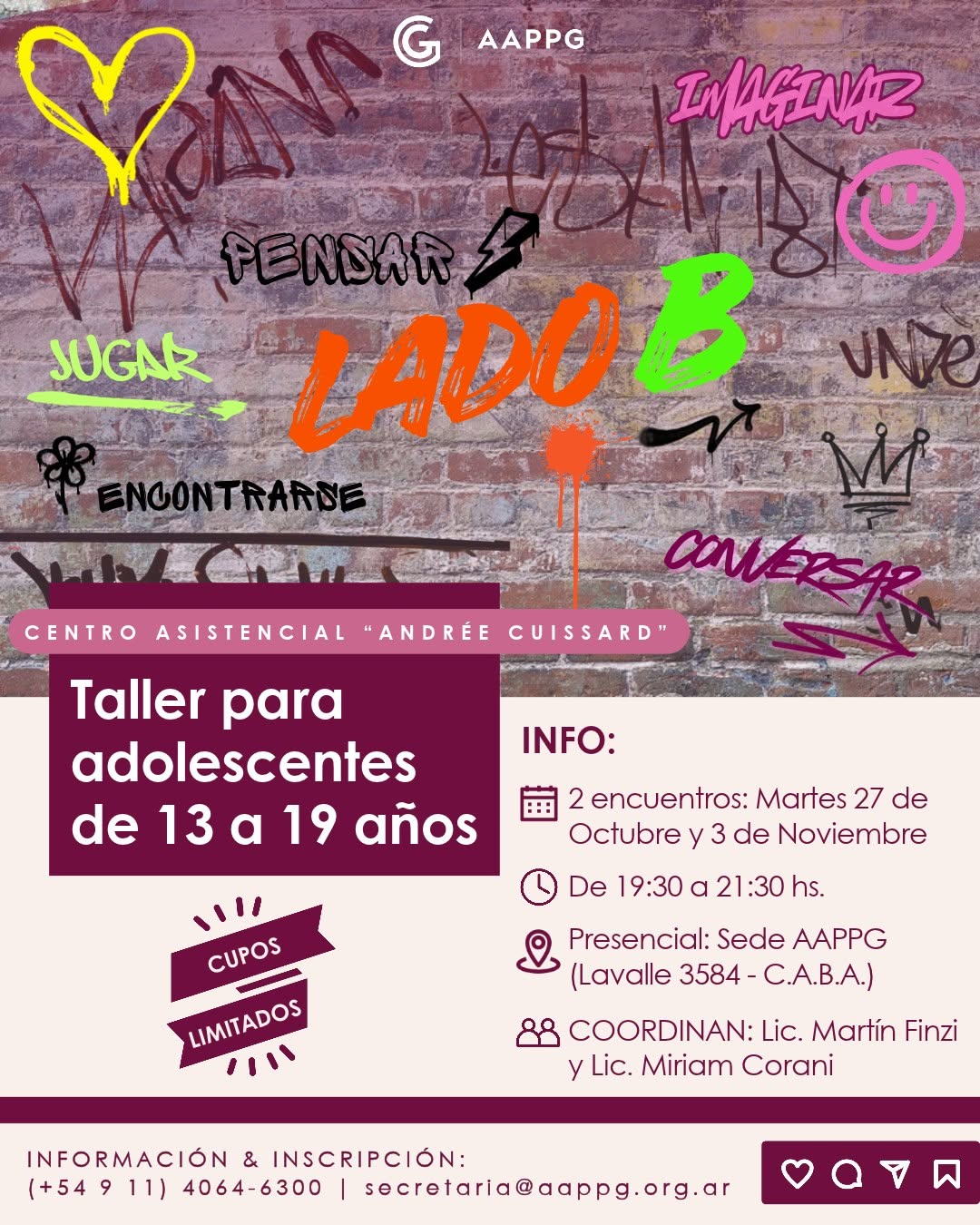Centro Asistencial «Andrée Cuissard»: «Lado B»