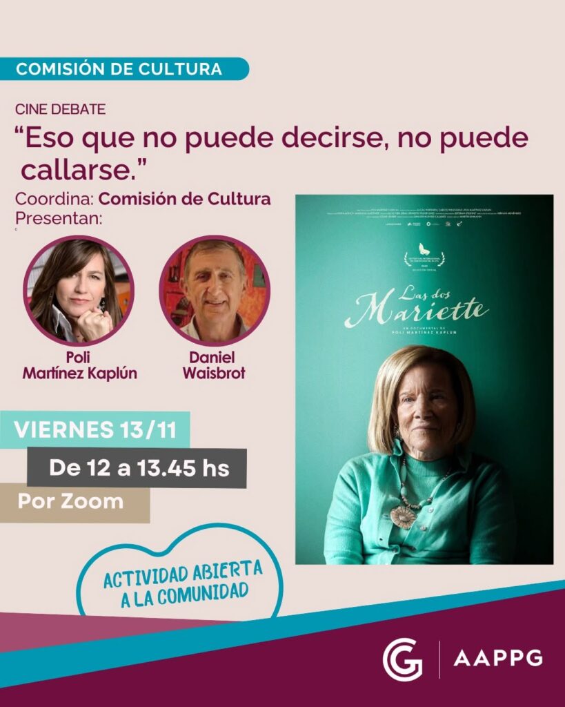 Comisión de Cultura: «Eso que no puede decirse, no puede callarse»